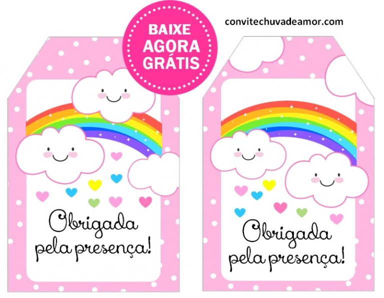tag chuva de amor menina